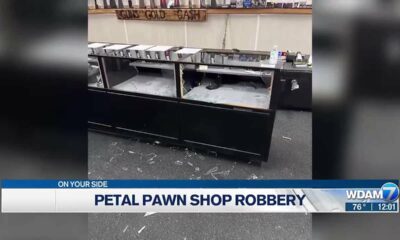 4 suspects wanted after 19 firearms stolen from Petal pawn shop Thursday night
