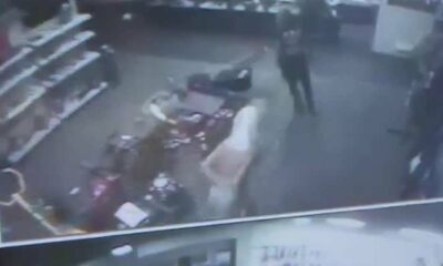 Surveillance footage of Petal pawn shop break-in from Thursday night