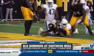 USM drops 5th consecutive football game, falling 17-13 to ODU on Homecoming