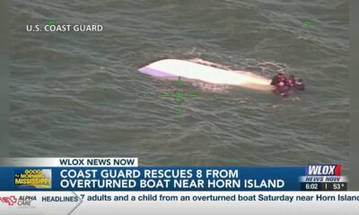 Coast Guard rescues 8 from overturned boat near Horn Island