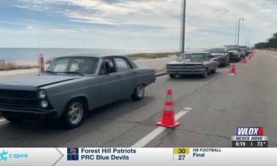 Hwy 90 Cruisin’ the Coast traffic jammed up in Biloxi