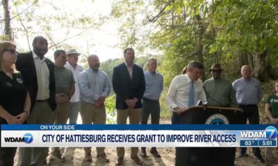 City of Hattiesburg receives grant to improve river access