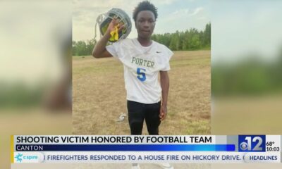 Canton teen honored by football team after death