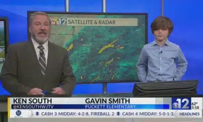 Junior Weathercaster Gavin Smith