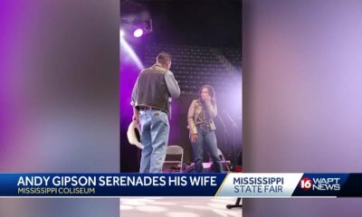 Ag commissioner serenades wife on stage