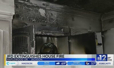 Jackson firefighters respond to fire at Maplewood Drive home