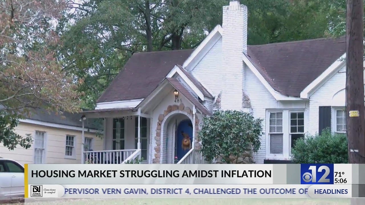 Housing market struggling amidst inflation
