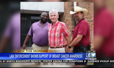 Law enforcement across North MS raise awareness for breast cancer