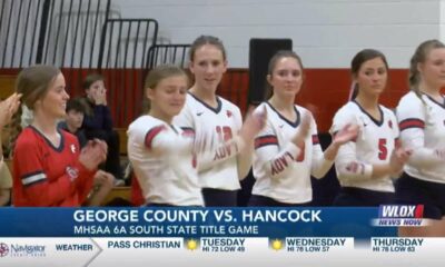 VOLLEYBALL: Hancock vs. George County & South State Scores (10/16/23)