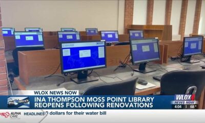Ina Thompson Moss Point Library reopening with a brand new look