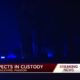 3 arrested after chase and manhunt