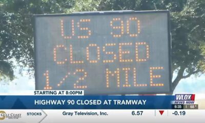 Highway 90 closed at Tramway