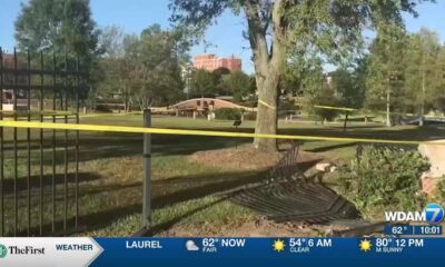 Vehicle takes out section of USM fence along Hardy Street