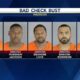 5 men arrested in bad check investigation