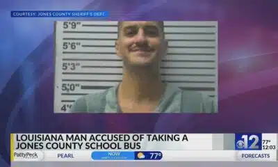 Louisiana man accused of taking Jones County school bus