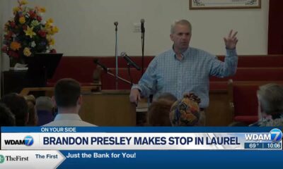 Brandon Presley makes stop in Laurel