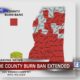 Monroe County extends burn ban