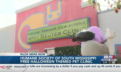 Humane Society of South Mississippi hosts Halloween themed pet clinic
