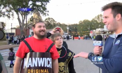 WTVA’s Gabe Mahner meets people with great costumes in Fulton
