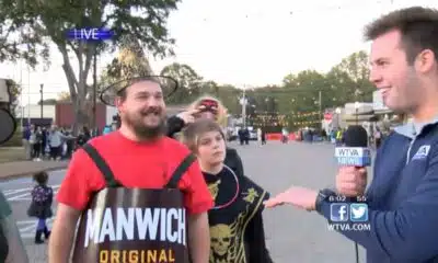 WTVA's Gabe Mahner meets people with great costumes in Fulton