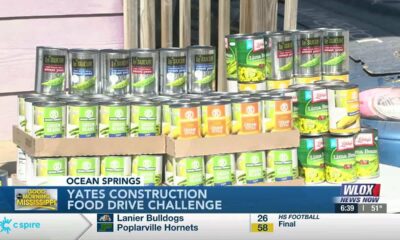 Yates Construction Food Drive Challenge getting underway