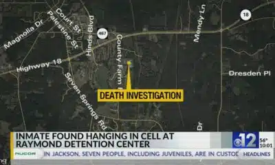 Detainee found dead at Hinds County Detention Center