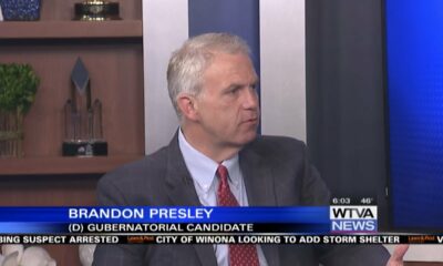 Interview: Gubernatorial candidate Brandon Presley speaks with WTVA one day before election