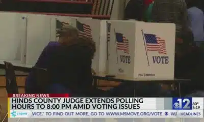 Judge: Hinds County polls can remain open until 8 p.m.