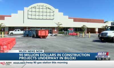 90 million dollars in construction projects underway in Biloxi