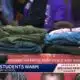Students get coats