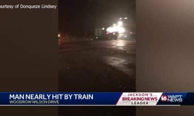 Man Nearly Hit By Train