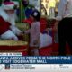 Santa Claus arrives from the North Pole to visit Edgewater Mall