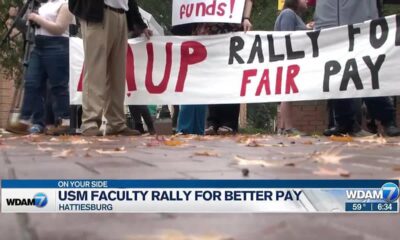 USM facility rally for better pay