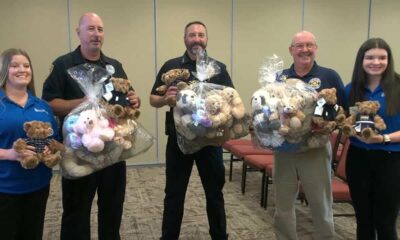 Teddy bears donated to law enforcement to help children