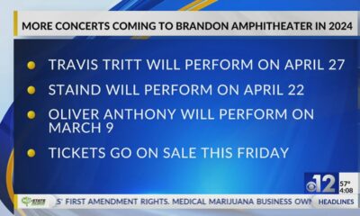More concerts coming to Brandon Amphitheater in 2024