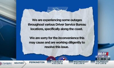 Driver Service Bureau locations on Coast experiencing outages, Mississippi Department of Public S…