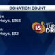 Donations coming in for Turkey Drive 16