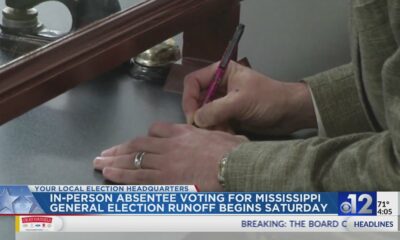 In-person absentee voting for Mississippi General Election runoff begins Saturday