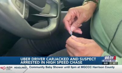 Uber driver speaks after being carjacked by suspect arrested in high speed chase