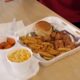Foodie Finds: JB's BBQ-style fried shrimp, fries, yams and mac & cheese