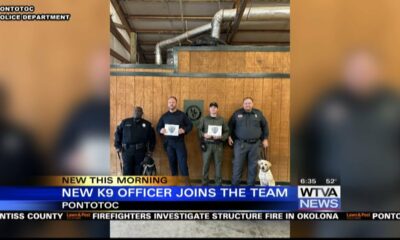 New K9 officer joins Pontotoc Police Department