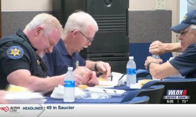 Back the Blue lunch held at Harrison County Jail