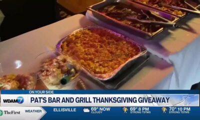 Pat's Bar and Grill Thanksgiving giveaway