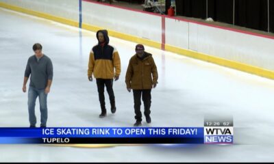 Ice skating rink opens this week in Tupelo