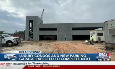 Ocean Springs luxury condos and parking garage project underway