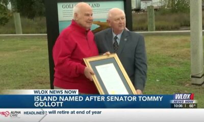 Island named after Senator Tommy Gollott