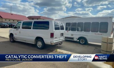 Catalytic converters stolen from Salvation Army vehicles