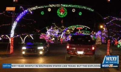 Holiday displays lighting up along the Coast