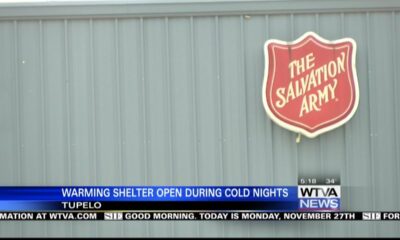 The Salvation Army of Tupelo opens its shelter for cold nights