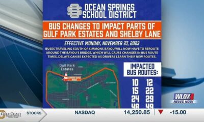 Ocean Springs School District re-routing buses